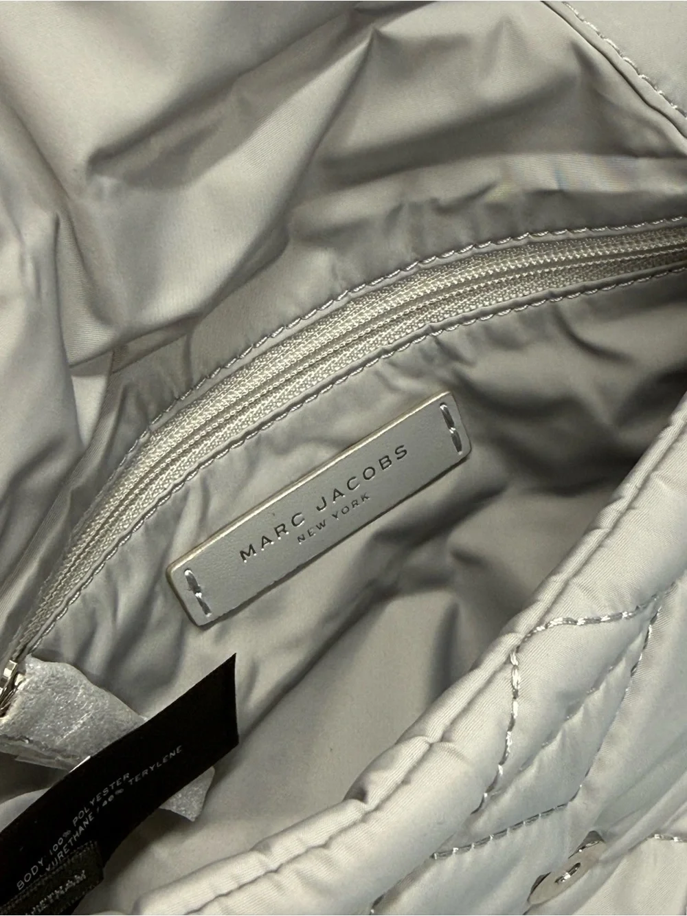 (new+tag) Marc Jacobs medium quilted crossbody grey